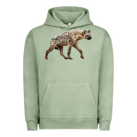 Pigment Oil Green hyena Urban Hoodie - LillyAllenDesigns