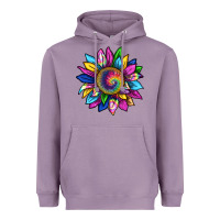 Lavender tie dye sunflower Heavyweight Hoodie - texasbilliewilder