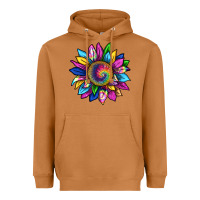 Meerkat tie dye sunflower Heavyweight Hoodie - texasbilliewilder