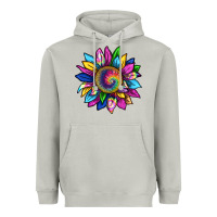 Moon Dust tie dye sunflower Heavyweight Hoodie - texasbilliewilder