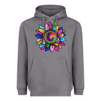 Storm tie dye sunflower Heavyweight Hoodie - texasbilliewilder