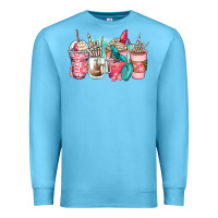Ocean Blue rock hand coffee cups Premium Sweatshirt - Zillion Design Studio