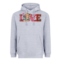 Heather Grey love cupid Heavyweight Hoodie - RanaPortraitStore