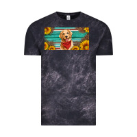 Cloud Black golden retriever license plate Vintage Tee - Artiststas