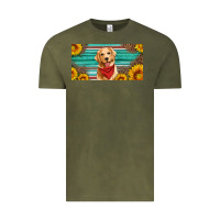 Vintage Olive golden retriever license plate Vintage Tee - Artiststas