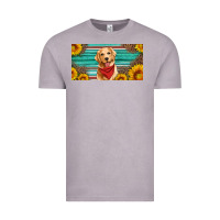 Vintage Zinc golden retriever license plate Vintage Tee - Artiststas