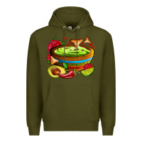 Army Green guacamole Premium Hoodie - AdoDesignShop