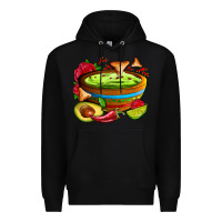 Black guacamole Premium Hoodie - AdoDesignShop