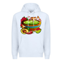White guacamole Premium Hoodie - AdoDesignShop