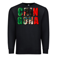 Black chingona Premium Sweatshirt - CTS Tumbler Store