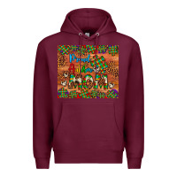 Burgundy proud autism mom tumbler Premium Hoodie - Artiststas