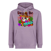 Lavender mexican day of the dead Heavyweight Hoodie - Zillion Design Studio