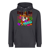 Smoke mexican day of the dead Heavyweight Hoodie - Zillion Design Studio