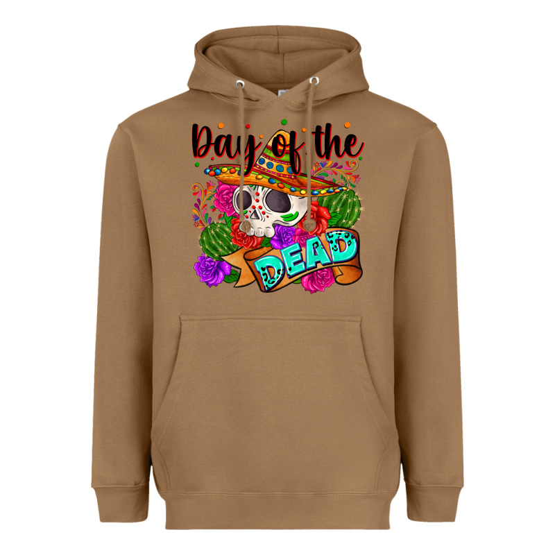 Mexican Day Of The Dead Heavyweight Hoodie by Zillion Design Studio | Teevron