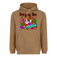 Toasted Coconut mexican day of the dead Heavyweight Hoodie - Zillion Design Studio