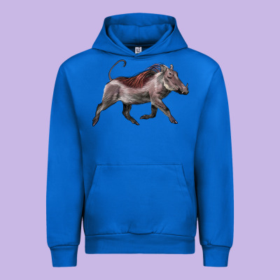 Warthog Illustrations Urban Hoodie Designed By Lillyallendesigns