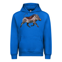 Cobalt Warthog Illustrations Urban Hoodie - LillyAllenDesigns