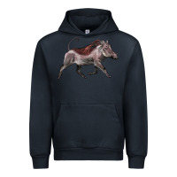 Navy Warthog Illustrations Urban Hoodie - LillyAllenDesigns