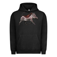 Pigment Black Warthog Illustrations Urban Hoodie - LillyAllenDesigns