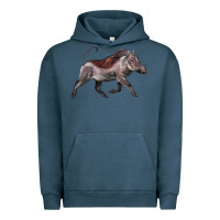 Pigment Midnight Navy Warthog Illustrations Urban Hoodie - LillyAllenDesigns