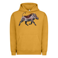 Pigment Peanut Butter Warthog Illustrations Urban Hoodie - LillyAllenDesigns