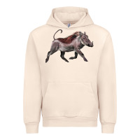 Sandshell Warthog Illustrations Urban Hoodie - LillyAllenDesigns