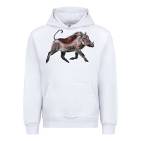White Warthog Illustrations Urban Hoodie - LillyAllenDesigns