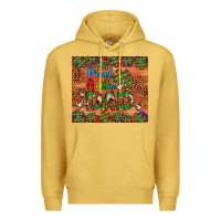 Antique Gold proud autism dad Premium Hoodie - Artiststas