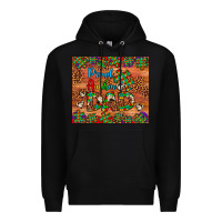 Black proud autism dad Premium Hoodie - Artiststas