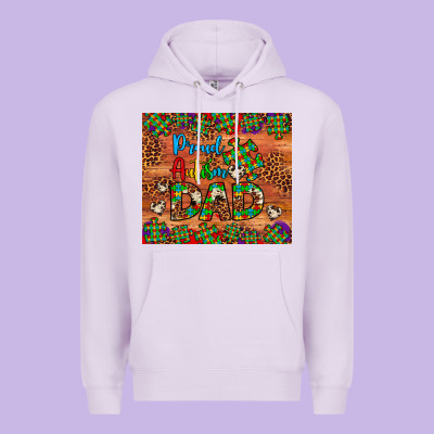 Proud Autism Dad Premium Hoodie Designed By Artiststas