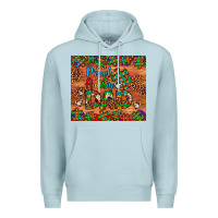 Blue Mist proud autism dad Premium Hoodie - Artiststas