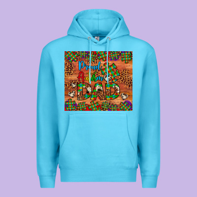 Proud Autism Dad Premium Hoodie Designed By Artiststas