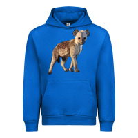 Cobalt Baby Hyena Illustrations Urban Hoodie - LillyAllenDesigns
