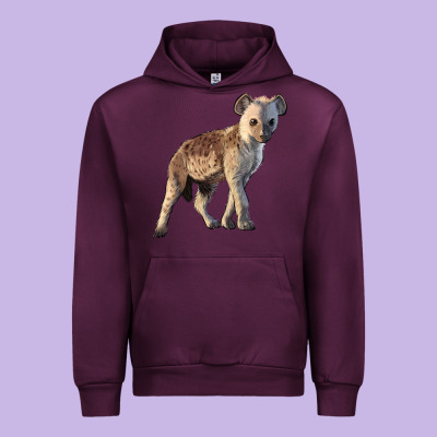 Baby Hyena Illustrations Urban Hoodie Designed By Lillyallendesigns
