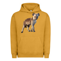 Pigment Peanut Butter Baby Hyena Illustrations Urban Hoodie - LillyAllenDesigns
