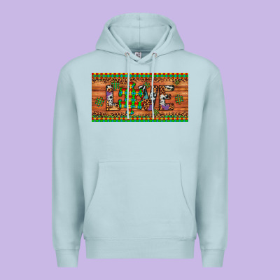Love Autism Awareness License Plate Premium Hoodie Designed By Artiststas