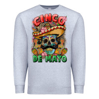 Heather Grey cinco de mayo (1) Premium Sweatshirt - CTS Tumbler Store