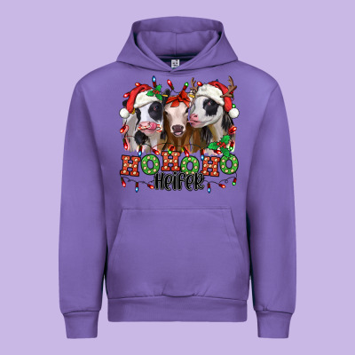 Ho Ho Ho Heifer Christmas Heifers Urban Hoodie Designed By Jasminsmagicworld