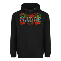 Black madre Heavyweight Hoodie - Zillion Design Studio