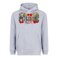 Heather Grey madre Heavyweight Hoodie - Zillion Design Studio