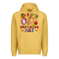 Antique Gold empanada day Premium Hoodie - AdoDesignShop