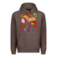 Coffee empanada day Premium Hoodie - AdoDesignShop
