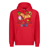 Red empanada day Premium Hoodie - AdoDesignShop