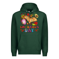 Sports Green empanada day Premium Hoodie - AdoDesignShop