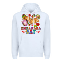 White empanada day Premium Hoodie - AdoDesignShop
