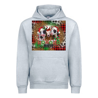 Heather Grey ho ho ho heifer Christmas heifers Urban Hoodie - Jasminsmagicworld