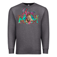 Charcoal Heather show mom horse Premium Sweatshirt - Zillion Design Studio