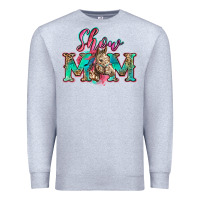 Heather Grey show mom horse Premium Sweatshirt - Zillion Design Studio
