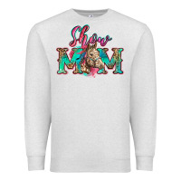 Oatmeal Heather show mom horse Premium Sweatshirt - Zillion Design Studio