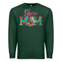 Sports Green show mom horse Premium Sweatshirt - Zillion Design Studio